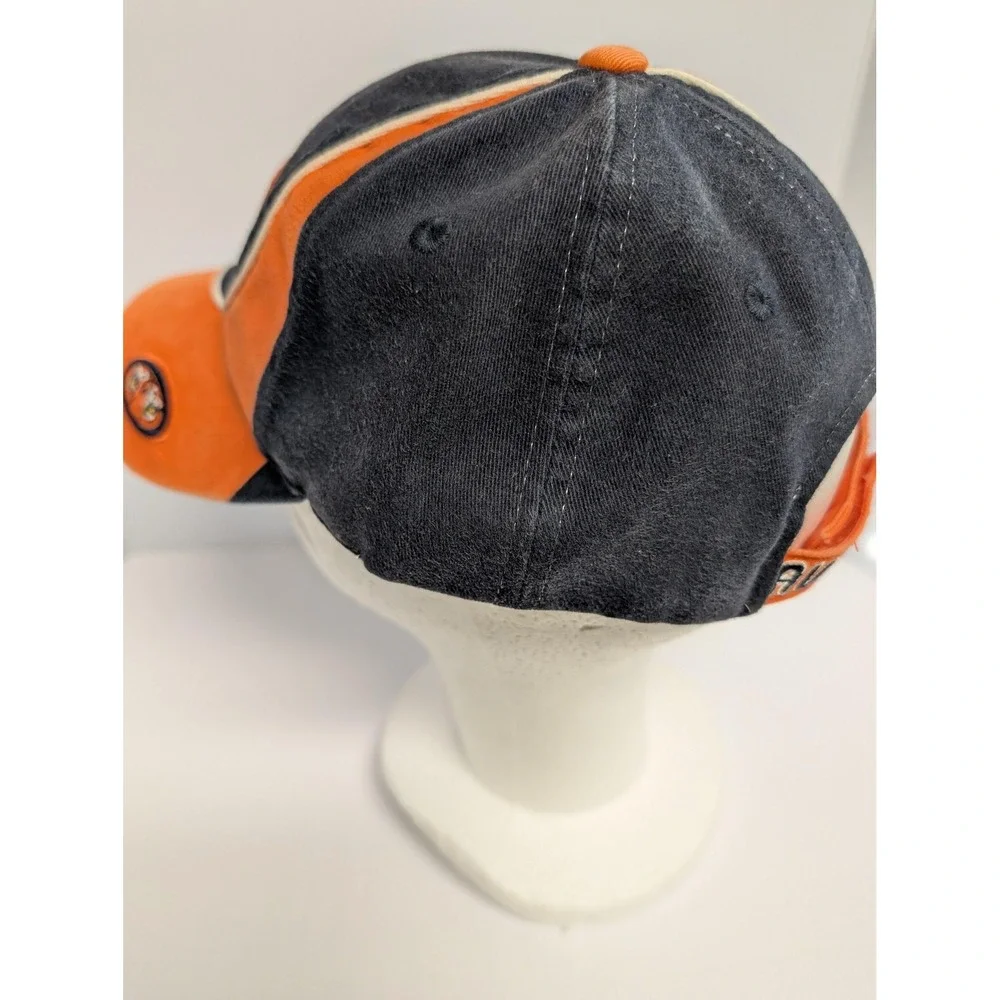 Auburn Tigers Hat Cap Strap Back Mens Blue Orange NCAA College Football Two Tone